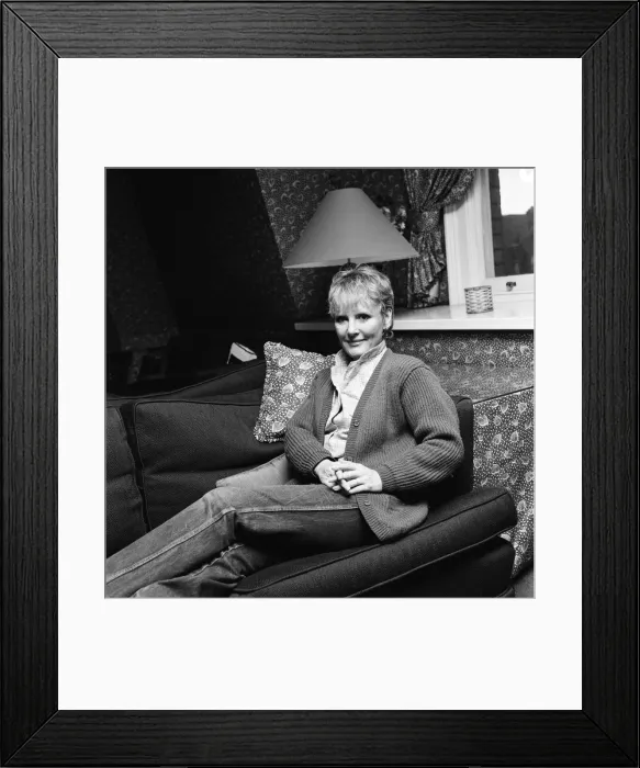 Framed Print : Singer Petula Clark. 10th February 1981 Framed Print : Singer Petula Clark. 10th February 1981