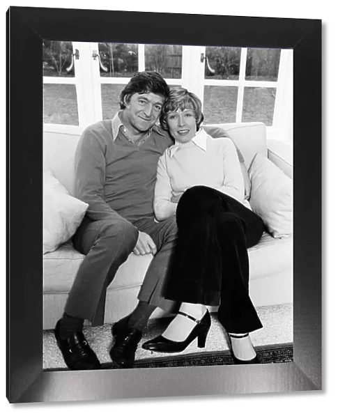 Michael Parkinson at home in Berkshire with his wife Mary. 1st March 1978