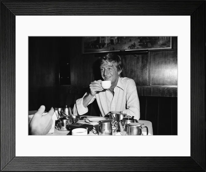 Framed Print : Michael Parkinson pictured in Sydney. 1st June 1982 Framed Print : Michael Parkinson pictured in Sydney. 1st June 1982