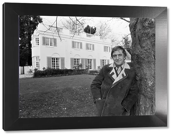 Michael Parkinson at home in Berkshire. 14th February 1981