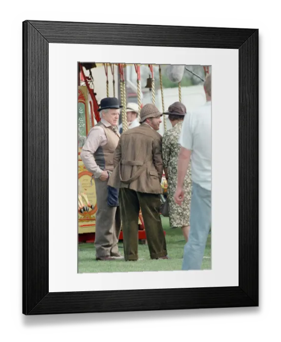 Framed Print : Actor David Jason and other cast members pictured during the filming of Framed Print : Actor David Jason and other cast members pictured during the filming of