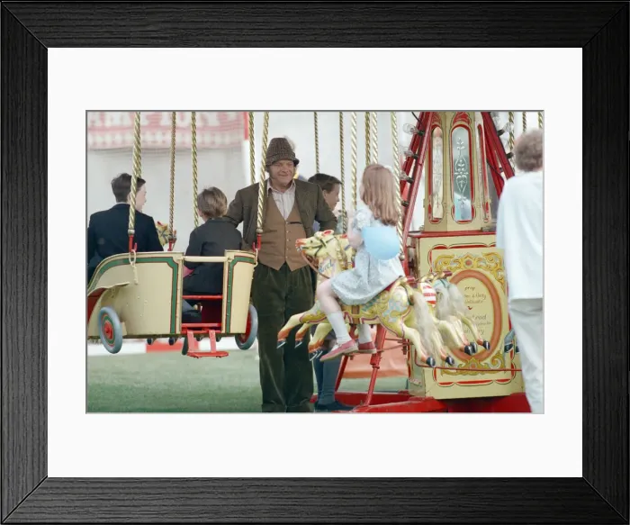 Framed Print : Actor David Jason and other cast members pictured during the filming of Framed Print : Actor David Jason and other cast members pictured during the filming of