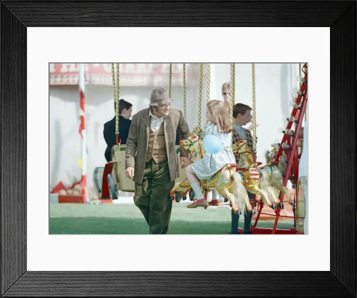 Framed Print : Actor David Jason and other cast members pictured during the filming of Framed Print : Actor David Jason and other cast members pictured during the filming of