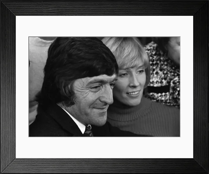 Framed Print : Michael Parkinson and his wife Mary. 1st January 1972