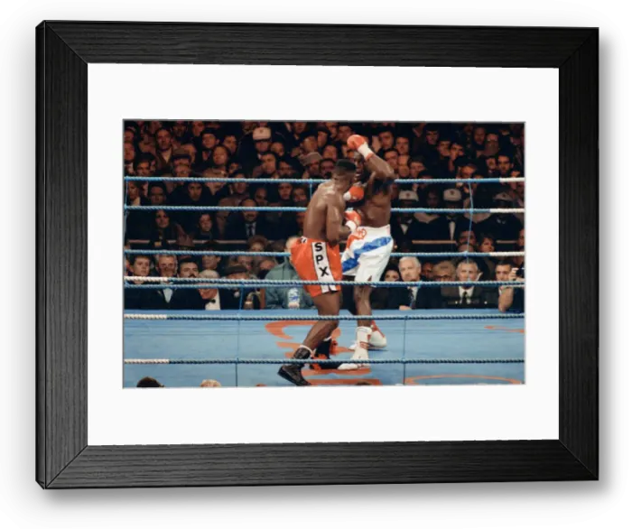 Framed Print : Lennox Lewis vs. Frank Bruno at the National Stadium, Cardiff Arms Park Framed Print : Lennox Lewis vs. Frank Bruno at the National Stadium, Cardiff Arms Park