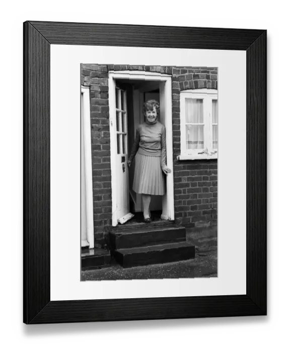 Framed Print : Freda Parkinson, mother of TVs Michael Parkinson. February 1981