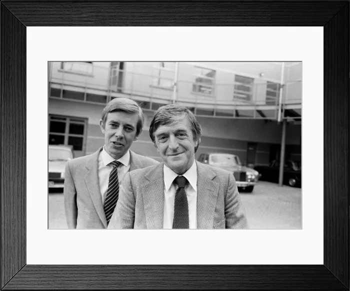 Framed Print : Henry Kelly (left) is to join TV-am and will present Good Morning Britain