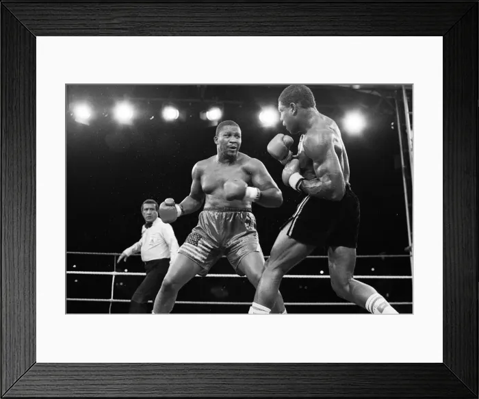 Framed Print : Tim Witherspoon vs. Frank Bruno at Wembley Stadium. This was Witherspoon Framed Print : Tim Witherspoon vs. Frank Bruno at Wembley Stadium. This was Witherspoon