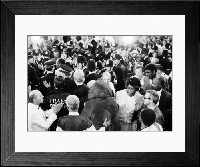 Framed Print : Tim Witherspoon vs. Frank Bruno at Wembley Stadium. This was Witherspoon Framed Print : Tim Witherspoon vs. Frank Bruno at Wembley Stadium. This was Witherspoon