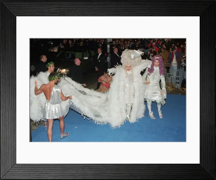 Framed Print : Elton John and David Furnish arriving at Eltons 50th birthday party at Hammersmith Framed Print : Elton John and David Furnish arriving at Eltons 50th birthday party at Hammersmith