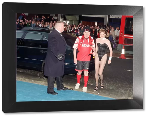 Andrew Lloyd Webber and his wife Madeleine arriving at Elton John