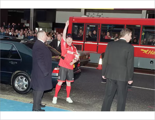 Andrew Lloyd Webber arriving at Elton Johns 50th birthday party at Hammersmith