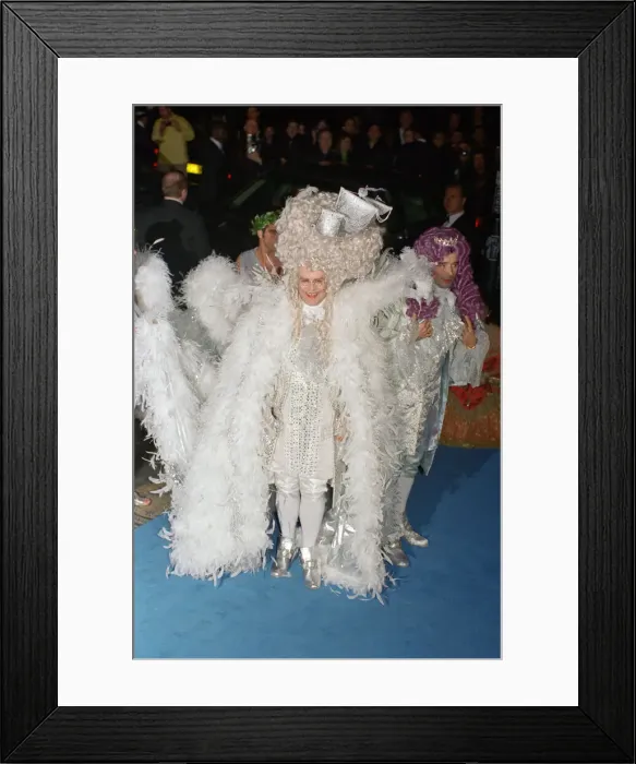 Framed Print : Elton John and David Furnish arriving at Eltons 50th birthday party at Hammersmith Framed Print : Elton John and David Furnish arriving at Eltons 50th birthday party at Hammersmith