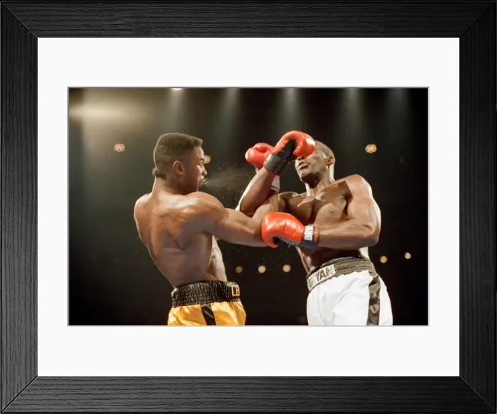 Framed Print : Professional debut for the 1988 Super Heavyweight Olympic Gold Medalist Lennox Lewis Framed Print : Professional debut for the 1988 Super Heavyweight Olympic Gold Medalist Lennox Lewis