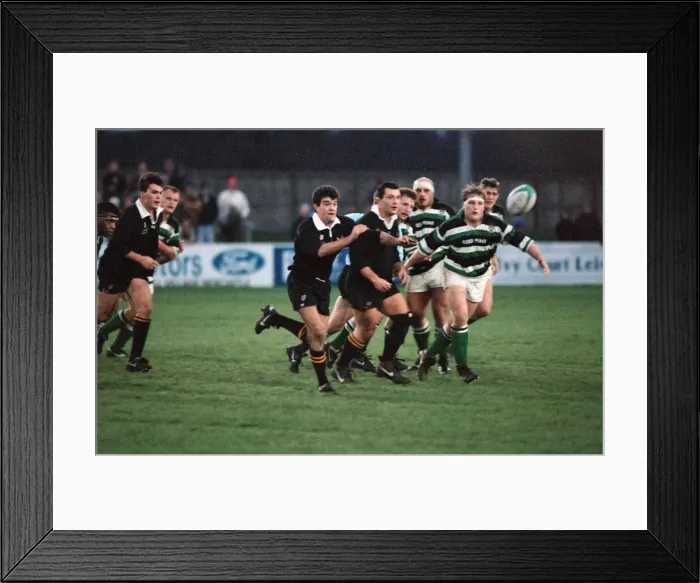 Framed Print : Rugby Union match in Newcastle. Newcastle Gosforth v Wasps Framed Print : Rugby Union match in Newcastle. Newcastle Gosforth v Wasps