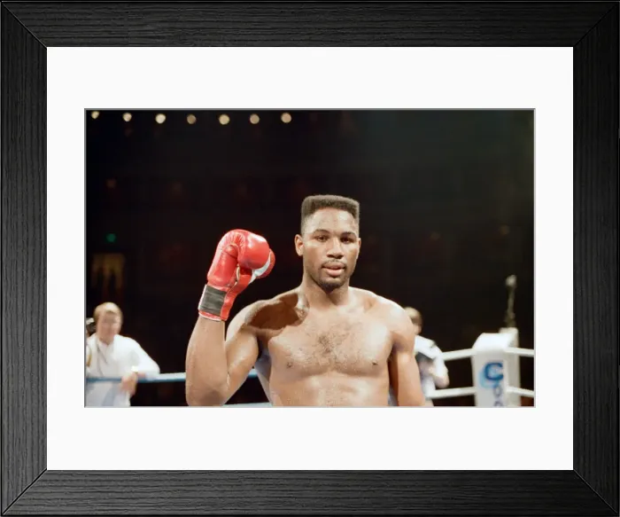 Framed Print : Professional debut for the 1988 Super Heavyweight Olympic Gold Medalist Lennox Lewis Framed Print : Professional debut for the 1988 Super Heavyweight Olympic Gold Medalist Lennox Lewis