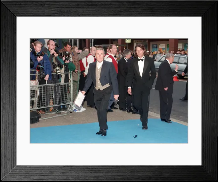 Framed Print : Photographer Terry O Neill arriving at Elton John Framed Print : Photographer Terry O Neill arriving at Elton John