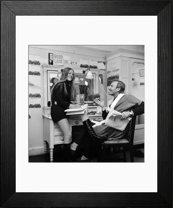 Framed Print : Leslie Phillips, star of the Man Most Likely To Framed Print : Leslie Phillips, star of the Man Most Likely To