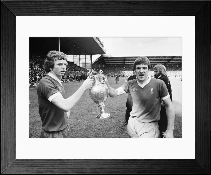 Framed Print : Liverpool win the League Championship after a goalless draw with West Ham United