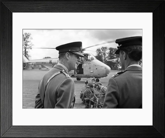 Framed Print : Prince Philip, Duke of Edinburgh, visiting the Infantry Junior Leaders Battalion at Park Framed Print : Prince Philip, Duke of Edinburgh, visiting the Infantry Junior Leaders Battalion at Park