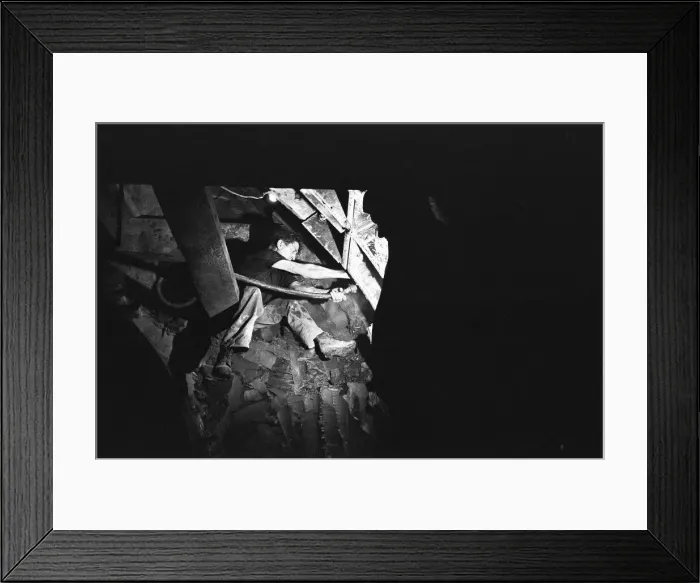 Framed Print : Construction of the Victoria Line under the streets of London 29th October 1964