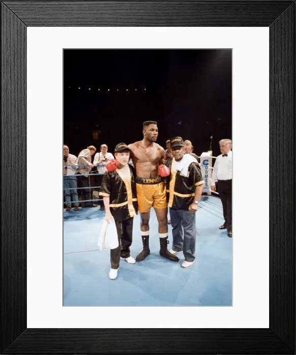 Framed Print : Professional debut for the 1988 Super Heavyweight Olympic Gold Medalist Lennox Lewis Framed Print : Professional debut for the 1988 Super Heavyweight Olympic Gold Medalist Lennox Lewis