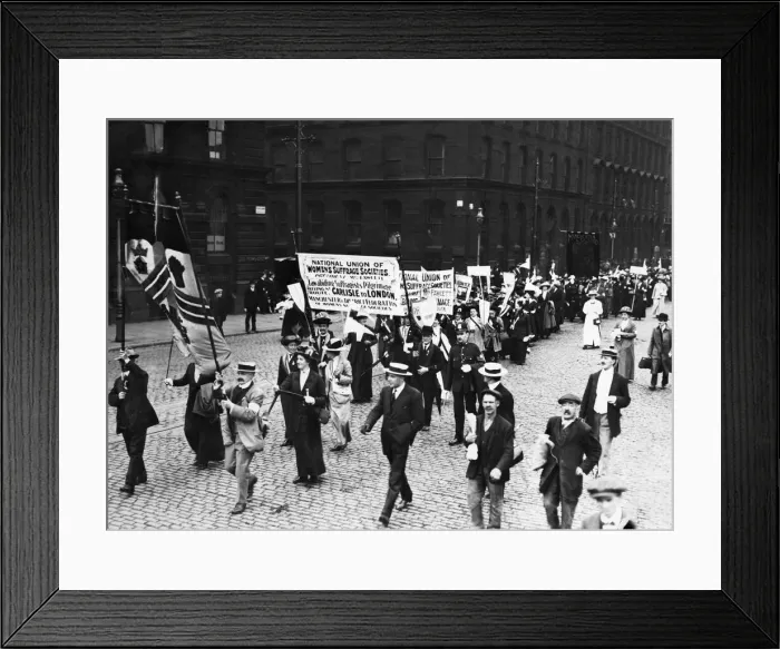 Framed Print : March of the National Union of Suffrage Societies, the organisation of Margaret Ashton Framed Print : March of the National Union of Suffrage Societies, the organisation of Margaret Ashton