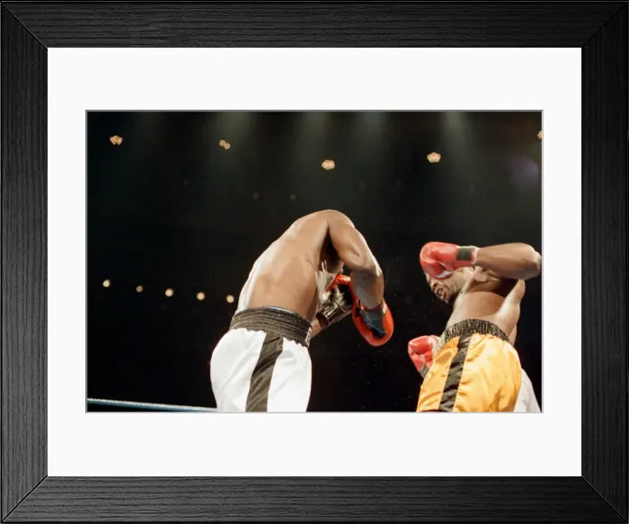 Framed Print : Professional debut for the 1988 Super Heavyweight Olympic Gold Medalist Lennox Lewis Framed Print : Professional debut for the 1988 Super Heavyweight Olympic Gold Medalist Lennox Lewis
