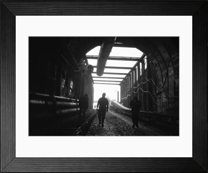 Framed Print : Channel Tunnel project cancelled 20th January 1975 On the day the button was to be Framed Print : Channel Tunnel project cancelled 20th January 1975 On the day the button was to be