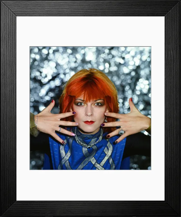 Framed Print : Singer and actress Toyah Willcox. 1981 Framed Print : Singer and actress Toyah Willcox. 1981