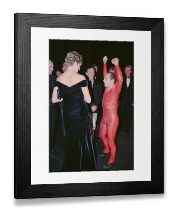 Framed Print : HRH The Princess of Wales, Princess Diana, attends Carnival of the Birds for Framed Print : HRH The Princess of Wales, Princess Diana, attends Carnival of the Birds for