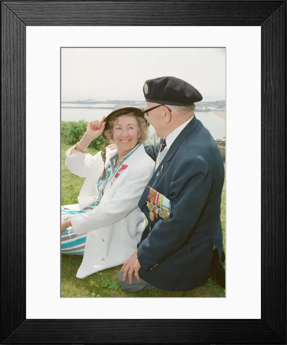 Framed Print : Dame Vera Lynn opens English Heritage Hellfire Corner at Dover Castle, Kent. England Framed Print : Dame Vera Lynn opens English Heritage Hellfire Corner at Dover Castle, Kent. England