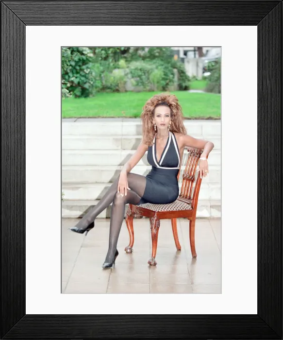 Framed Print : Iman, actress in London to promote her role in new film Framed Print : Iman, actress in London to promote her role in new film