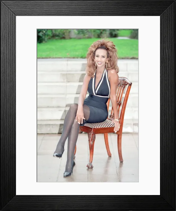 Framed Print : Iman, actress in London to promote her role in new film Framed Print : Iman, actress in London to promote her role in new film
