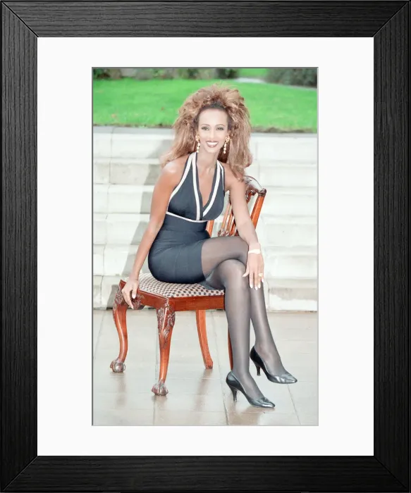 Framed Print : Iman, actress in London to promote her role in new film Framed Print : Iman, actress in London to promote her role in new film