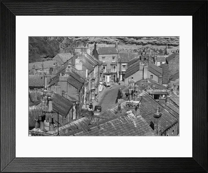 Framed Print : Views of Staithes, North Yorkshire. 1972 Framed Print : Views of Staithes, North Yorkshire. 1972