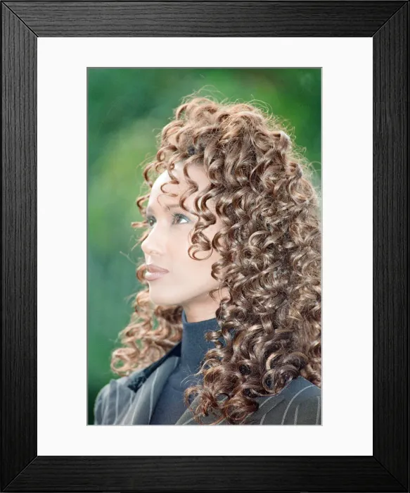 Framed Print : Iman, international model and actress in London to promote BBC2 special documentary
