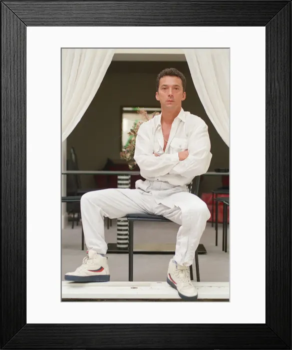 Framed Print : Bruno Tonioli, pictured in 1992. Bruno Tonioli is an Italian choreographer Framed Print : Bruno Tonioli, pictured in 1992. Bruno Tonioli is an Italian choreographer