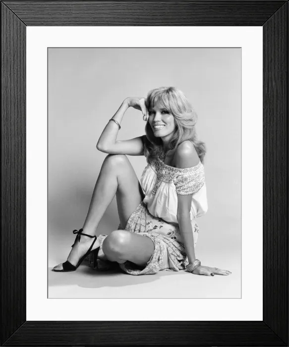 Framed Print : Amanda Lear, french singer and actress, Studio Pix, London, Friday 9th June 1978 Framed Print : Amanda Lear, french singer and actress, Studio Pix, London, Friday 9th June 1978