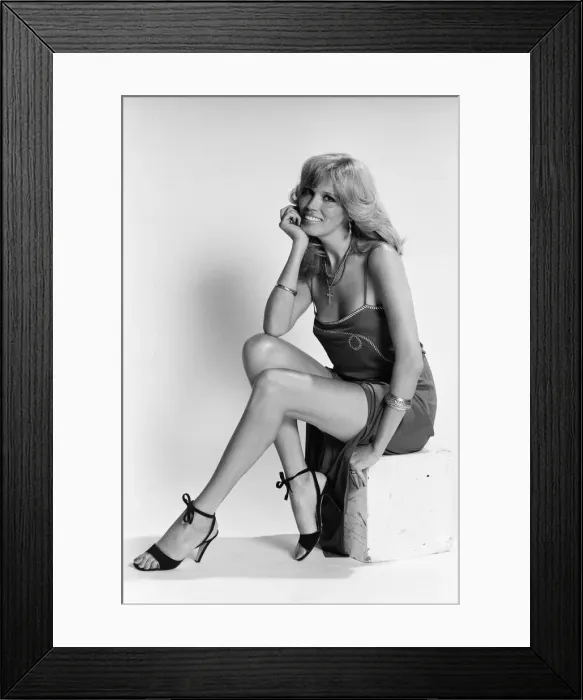 Framed Print : Amanda Lear, french singer and actress, Studio Pix, London, Friday 9th June 1978