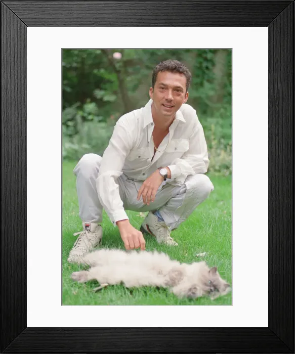 Framed Print : Bruno Tonioli, pictured in 1992. Bruno Tonioli is an Italian choreographer