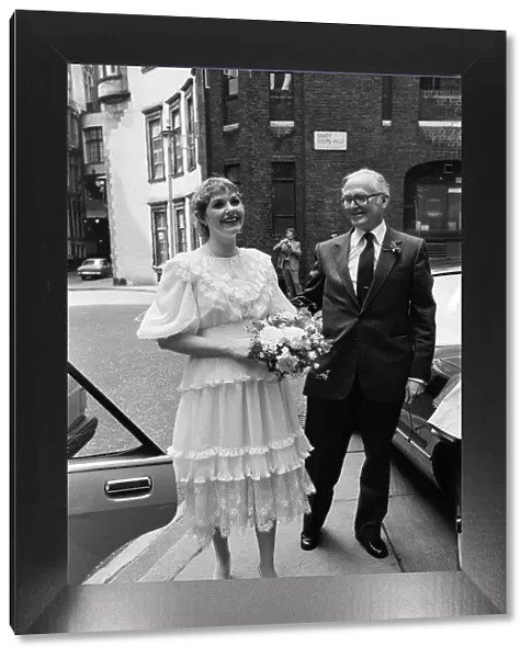 Angela Scoular ahead of her wedding at the Queens Chapel of the Savoy