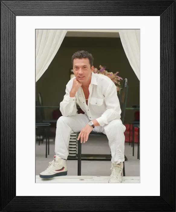 Framed Print : Bruno Tonioli, pictured in 1992. Bruno Tonioli is an Italian choreographer Framed Print : Bruno Tonioli, pictured in 1992. Bruno Tonioli is an Italian choreographer