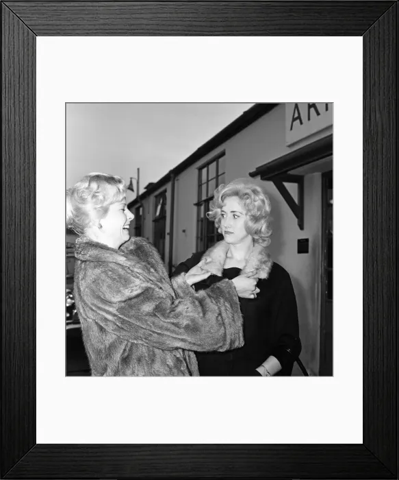 Framed Print : The British delegation to the Punta del Este International Film Festival at which Framed Print : The British delegation to the Punta del Este International Film Festival at which