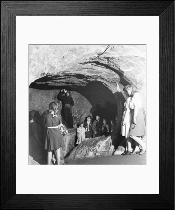 Framed Print : Performance of the Pirates of Penzance in the caves in the cliffs above the Sussex Framed Print : Performance of the Pirates of Penzance in the caves in the cliffs above the Sussex