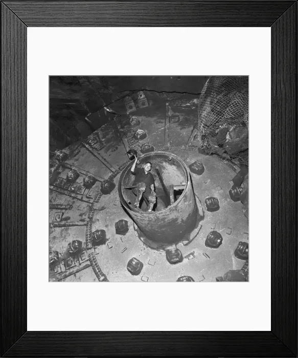 Framed Print : Mersey Tunnel breakthrough 4th March 1970 Breakthrough between the tunnels Framed Print : Mersey Tunnel breakthrough 4th March 1970 Breakthrough between the tunnels