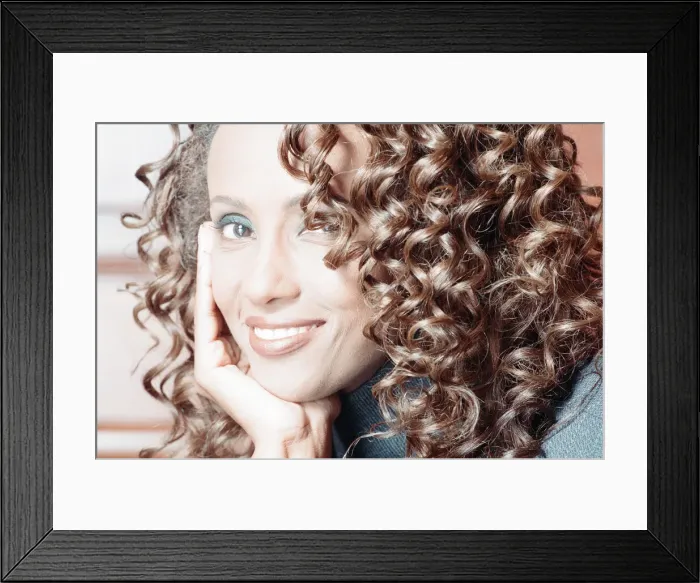 Framed Print : Iman, international model and actress in London to promote BBC2 special documentary
