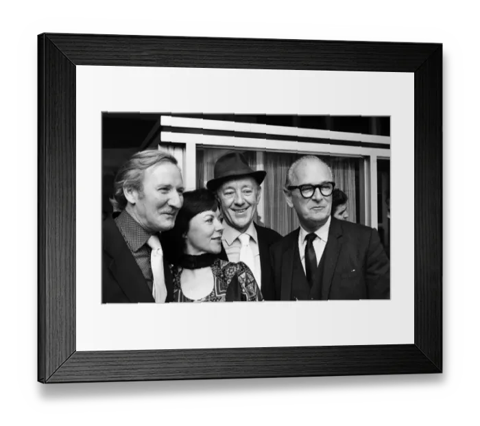 Framed Print : A deputation of leading actors and actresses presented a letter of protest over Framed Print : A deputation of leading actors and actresses presented a letter of protest over