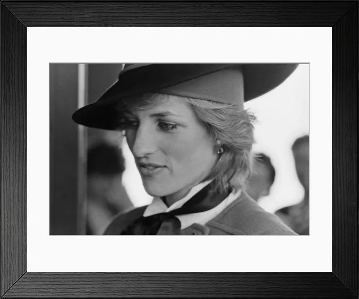 Framed Print : HRH Princess Diana, The Princess of Wales, at HTV, Harlech Television Framed Print : HRH Princess Diana, The Princess of Wales, at HTV, Harlech Television