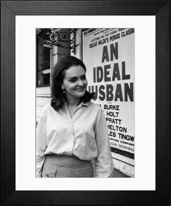 Framed Print : Frances Nicholson outside the Alhambra Theatre, Bradford. 28th July 1967 Framed Print : Frances Nicholson outside the Alhambra Theatre, Bradford. 28th July 1967